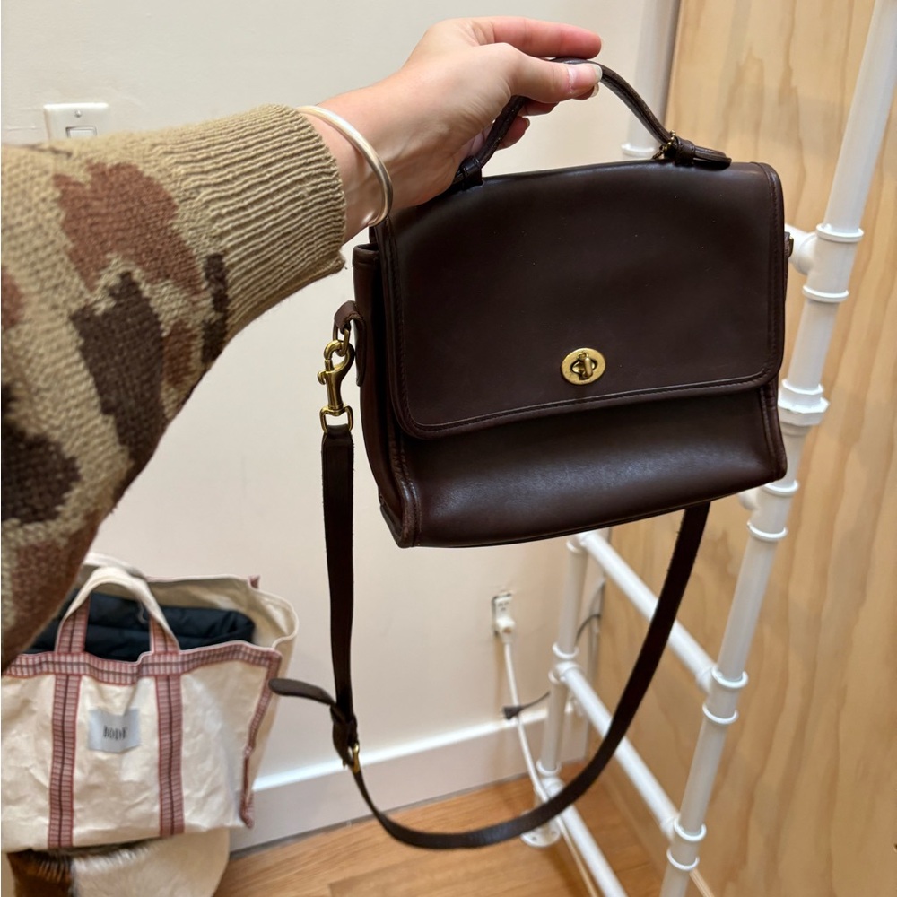Vintage Coach Mini Satchel - Picture 3 of 6